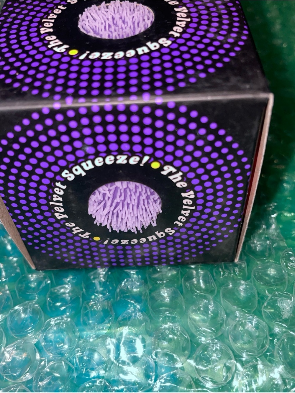 LOT OF 2: Nee Doh Needoh FUZZ BALL Orange & Purple - Picture 5 of 6